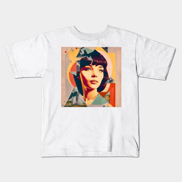 Anna Karina #4 Kids T-Shirt by MonoMagic